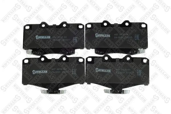 SET PLACUTE FRANA STELLOX 437 001B-SX - Compatibil cu GREAT WALL, TOYOTA, VW