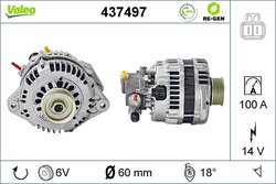 ALTERNATOR VALEO 437497 - Compatibil cu HONDA, OPEL, VAUXHALL