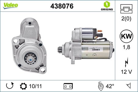 Electromotor Valeo 438076
