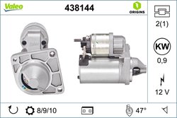 ELECTROMOTOR VALEO 438144 - Compatibil cu ABARTH, ALFA ROMEO, FIAT, LANCIA