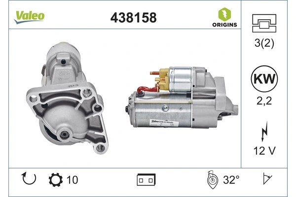 Electromotor Valeo 438158