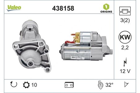 Electromotor Valeo 438158