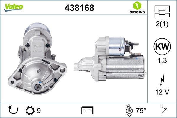 Electromotor Valeo 438168