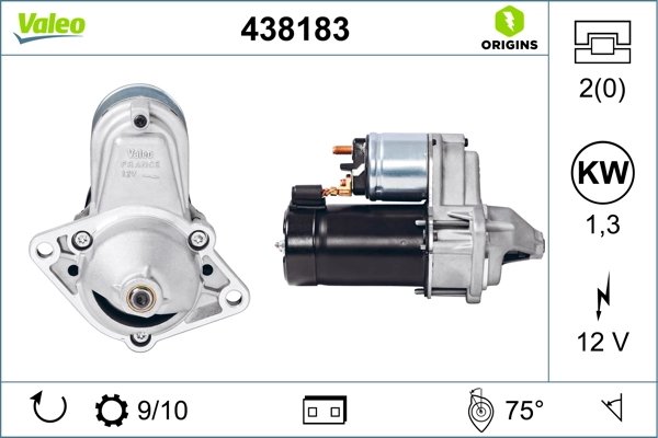 Electromotor Valeo 438183