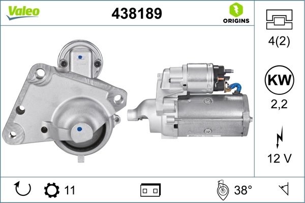Electromotor Valeo 438189