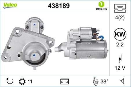 Electromotor Valeo 438189