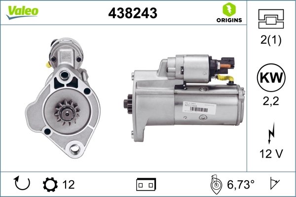 Electromotor Valeo 438243