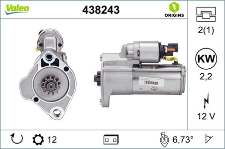 Electromotor Valeo 438243