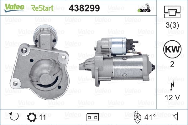 Electromotor Valeo 438299