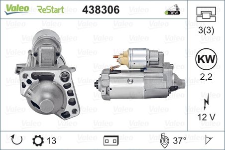 Electromotor Valeo 438306