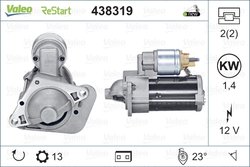 ELECTROMOTOR VALEO 438319 - Compatibil cu DACIA, NISSAN, RENAULT
