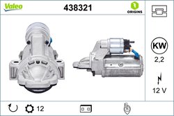 ELECTROMOTOR VALEO 438321 - Compatibil cu FORD