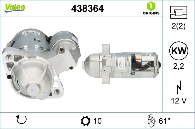 Electromotor Valeo 438364