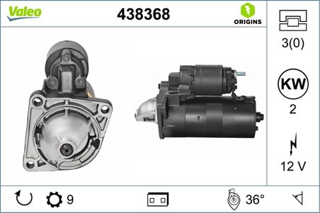 Electromotor Valeo 438368