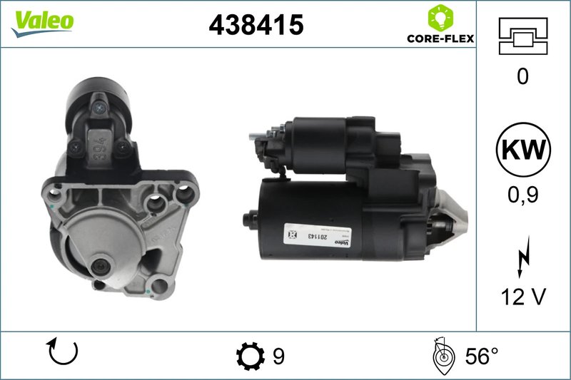 Electromotor Valeo 438415