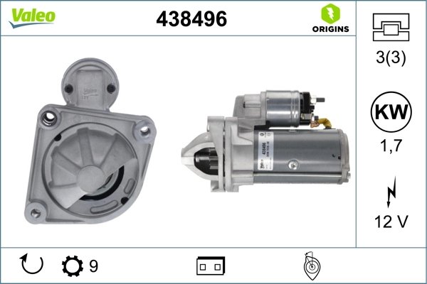 Electromotor Valeo 438496