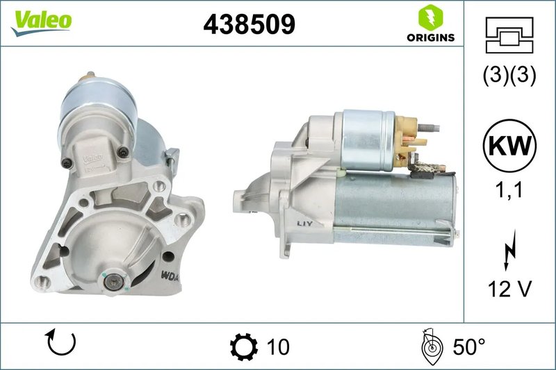 Electromotor Valeo 438509
