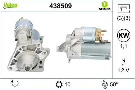 Electromotor Valeo 438509