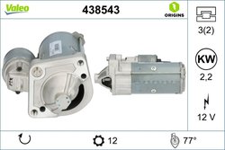 ELECTROMOTOR VALEO 438543 - Compatibil cu VOLVO