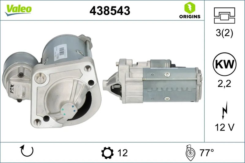 Electromotor Valeo 438543
