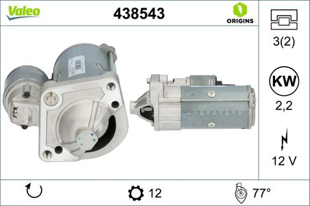 Electromotor Valeo 438543