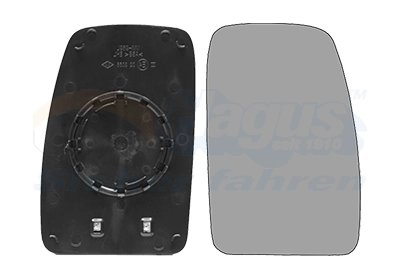Sticla oglinda, oglinda retrovizoare exterioara Van Wezel 43