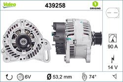 ALTERNATOR VALEO 439258 - Compatibil cu VW
