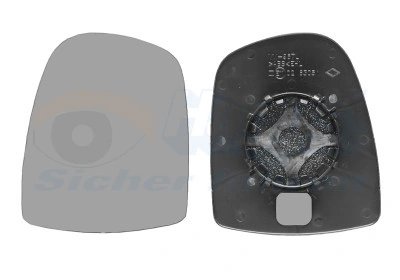 Sticla oglinda, oglinda retrovizoare exterioara Van Wezel 43