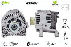 ALTERNATOR VALEO 439487 - Compatibil cu BMW