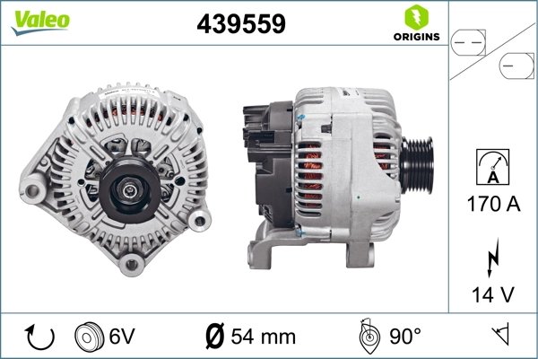 ALTERNATOR VALEO 439559 - Compatibil cu BMW