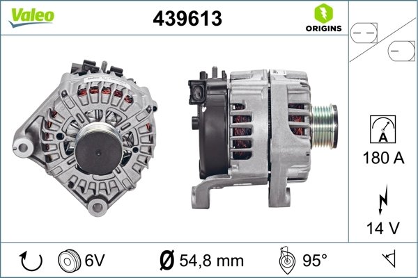 ALTERNATOR VALEO 439613 - Compatibil cu BMW