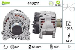 ALTERNATOR VALEO 440211 - Compatibil cu AUDI