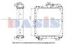 Radiator racire motor AKS Dasis 440312N