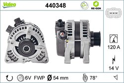 ALTERNATOR VALEO 440348 - Compatibil cu FORD, MAZDA, VOLVO