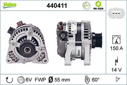 ALTERNATOR VALEO 440411 - Compatibil cu FORD, VOLVO