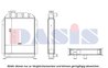Radiator racire motor AKS Dasis 440511N