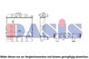 Radiator racire motor AKS Dasis 440547N