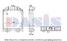 Radiator racire motor AKS Dasis 440554N