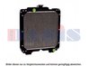 Radiator racire motor AKS Dasis 440629N