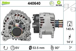ALTERNATOR VALEO 440640 - Compatibil cu AUDI, AUDI (FAW), SEAT, SKODA, SKODA (SVW), VW, VW (FAW), VW (SVW)