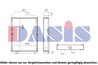 RADIATOR RACIRE MOTOR AKS DASIS 440736N - Piesa auto compatibila cu mai multe marci