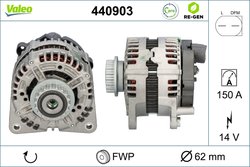ALTERNATOR VALEO 440903 - Compatibil cu VW