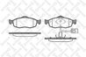 Set placute frana Stellox 443 002B-SX
