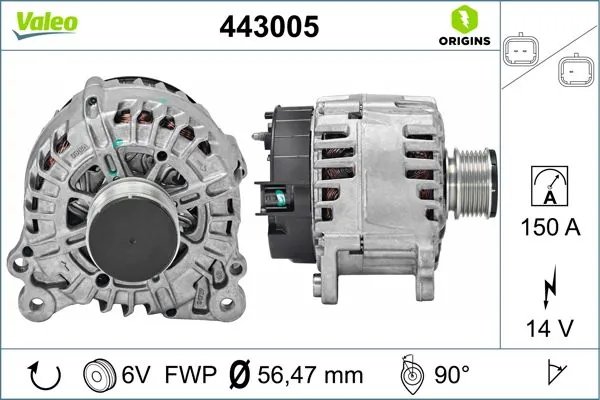 Alternator Valeo 443005