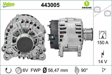 Alternator Valeo 443005