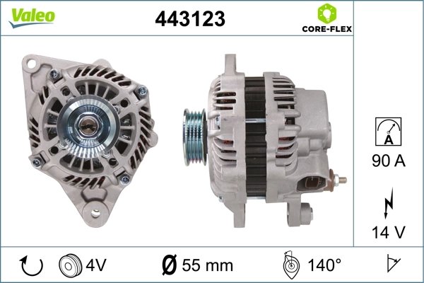 Alternator Valeo 443123