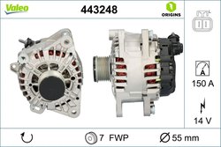 ALTERNATOR VALEO 443248 - Compatibil cu HYUNDAI