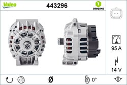 ALTERNATOR VALEO 443296 - Compatibil cu DACIA, NISSAN, RENAULT