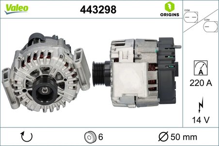 Alternator Valeo 443298
