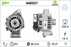 ALTERNATOR VALEO 446521 - Compatibil cu FORD, FORD AUSTRALIA, MAZDA